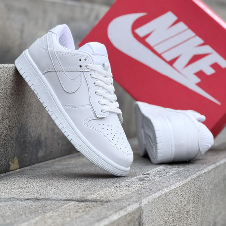 Dunk Sb Düz Beyaz Unisex (36-44)