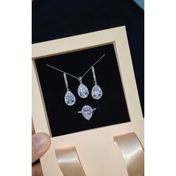 damla set( Sadece kolye ve küpe)