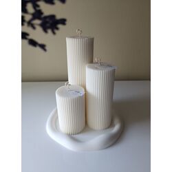 Pera Home 3'lü Sütun Mum Set
