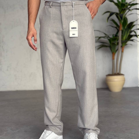 Yün Pamuk Baggy Kalıp Pantolon