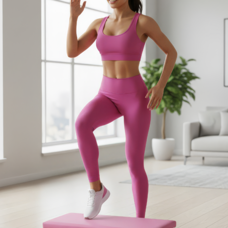 SPOR EVİNİZDE STEP TAHTASI PİLATES TAHTASI (12 CM YÜKSEKLİK)
