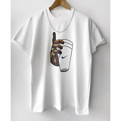 Bardak Baskılı Oversize Tshirt 