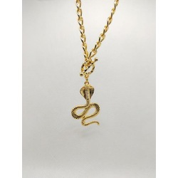 Gold Yılan Kolye