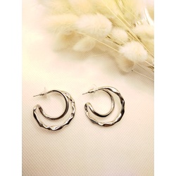 Silver ay küpe