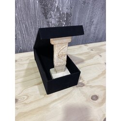 Kadife Kutulu Eskitme Göbeklitepe T sütün biblo 
