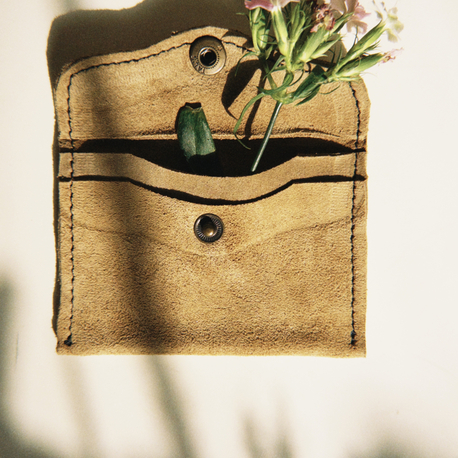 Leather Suet Wallet