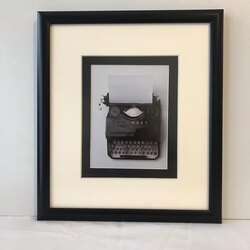 Daktilo Nostalji Resim Çerçeve