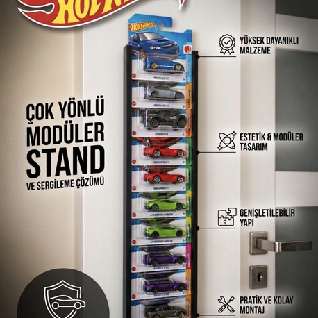 Hotwheels Duvar Standı