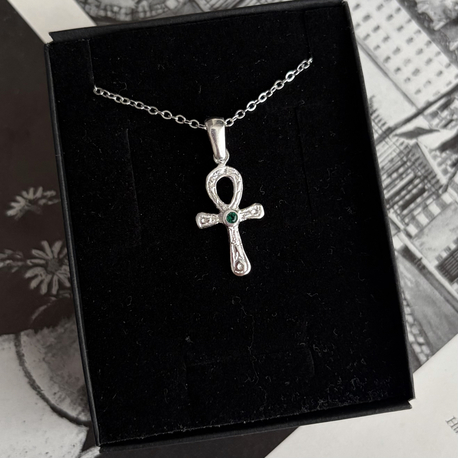 Ankh (zümrüt) Kolye