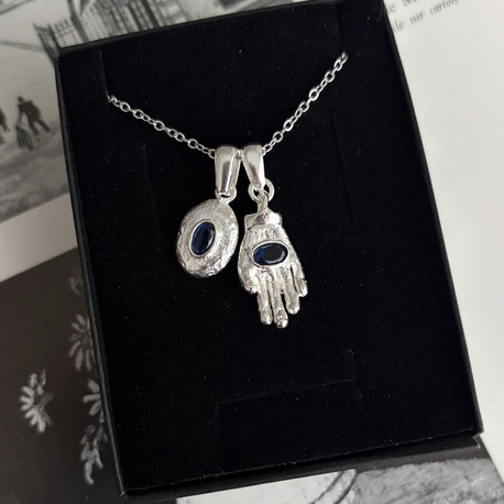 El (safir) Charm Kolye