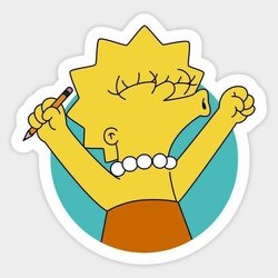 Lisa Tekli Sticker
