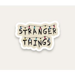 Stranger Things Tekli Sticker 