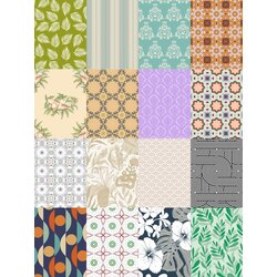 Pattern Scrapbook Kağıt Seti(16 adet)