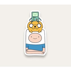 Adventure Time Tekli Sticker