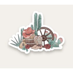Texas Tekli Sticker