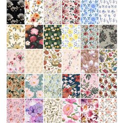 Flowers Scrapbook Kağıt Seti (30 adet)