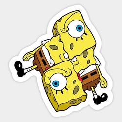 Sponge Bob Tekli Sticker