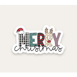 Merry Christmas Tekli Sticker