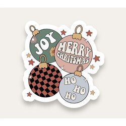 Christmas Ornaments Tekli Sticker
