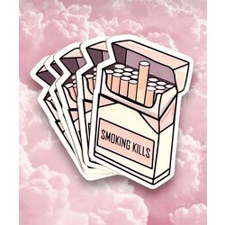 Smoking Kills Tekli Sticker