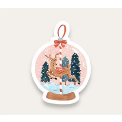 Christmas Ball Tekli Sticker