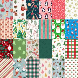Christmas Scrapbook Kağıt Seti (24 adet)