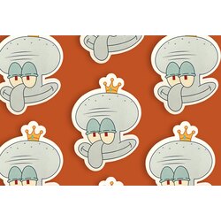 Squidward Tekli Sticker