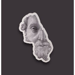 Ancient Greek Tekli Sticker
