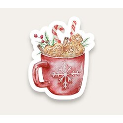 Hot Chocolate Tekli Sticker