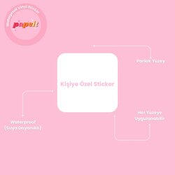 Kişiye Özel Suya Dayanıklı Sticker