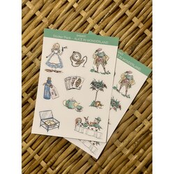 Alice in Wonderland Sticker Pack