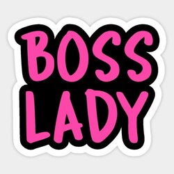 Boss Lady Tekli Sticker