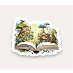 Magic Book Tekli Sticker
