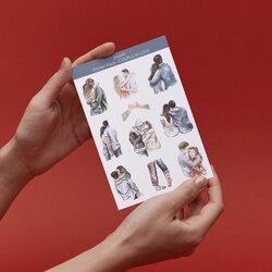 Couple in Love Sticker Pack