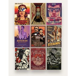 Movie Sticker Seti (9 adet)