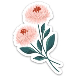 Flower Sticker