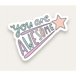 You Are Awesome Tekli Sticker