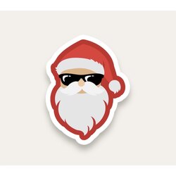 Cool Santa Tekli Sticker