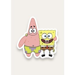 Patrick and SpongeBob Tekli Sticker