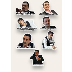 Kazım Şanlı (Yalı Çapkını) Sticker Seti