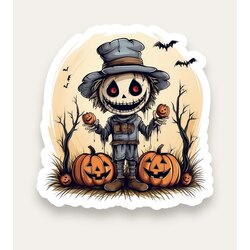Scarecrow Tekli Sticker