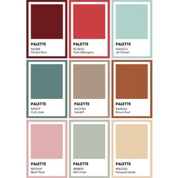 Palette Sticker Seti (9 adet)