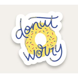 Donut Worry Tekli Sticker 