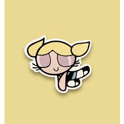 Powerpuff Girls Tekli Sticker
