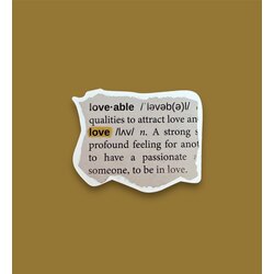 Loveable Tekli Sticker
