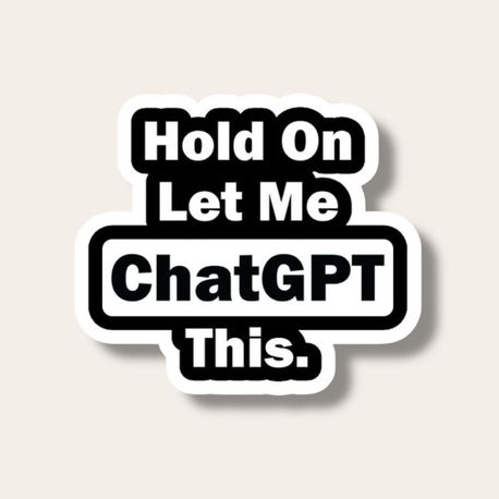 Hold on let me ChatGPT this Tekli Sticker