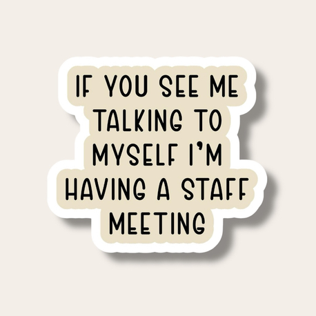 If you see me … Tekli Sticker