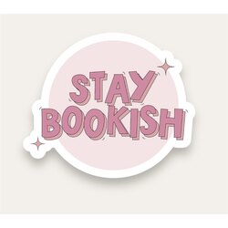 Stay Bookish Tekli Sticker