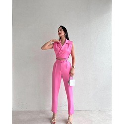 2 Parça Pembe Takım
