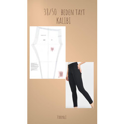 38/50 beden tayt kalıbı